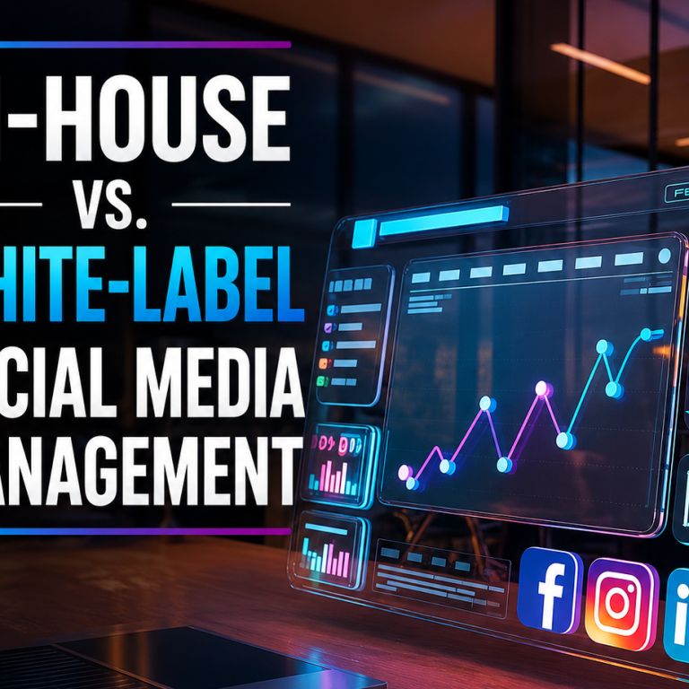 In-House vs. White-Label Social Media Management comparison for digital agencies